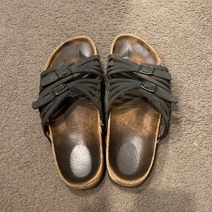 Black Birkenstock sandal authentic